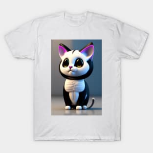 Cute cat graphic design artwork T-Shirt